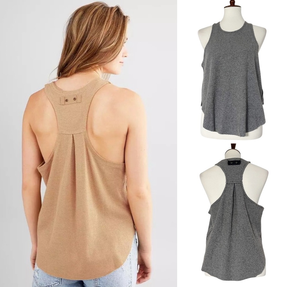 Free People We The Free Cool It Tank Top in Grey Size XSmall